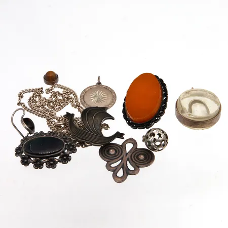 Hopeakoruja, osa viallisia, 813-925br, Paino: 41,5 g