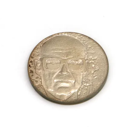 Juhlaraha, Urho Kekkonen 1975, nimellisarvo 10 mk, 500, Paino: 23,7 g