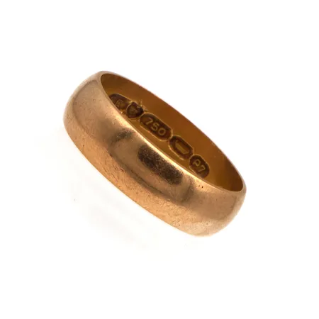 Sileä sormus, kaiverrettu, koko 18½, 750,  Paino: 5,9 g