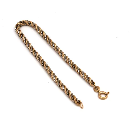 Cordell-ranneketju, pitiis 195mm, 585 kelta- ja valkokulta,  Paino: 6,3 g