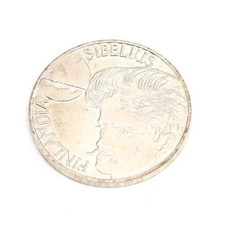 Juhalaraha Jean Sibelius ja säveltaide, 1999, nimellisarvo 100mk, 925,  Paino: 22 g