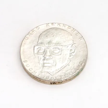 Juhlaraha, Urho Kekkonen 1981, nimellisarvo 50mk, 500, Paino: 20 g