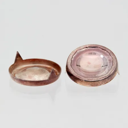 Kaksi juustonappia, Ø 29mm, 830, Paino: 8,6 g