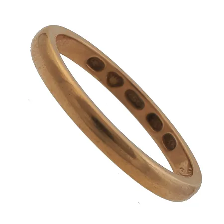 Sileä sormus, koko 17¼, kaiverrettu, 750,  Paino: 2,6 g