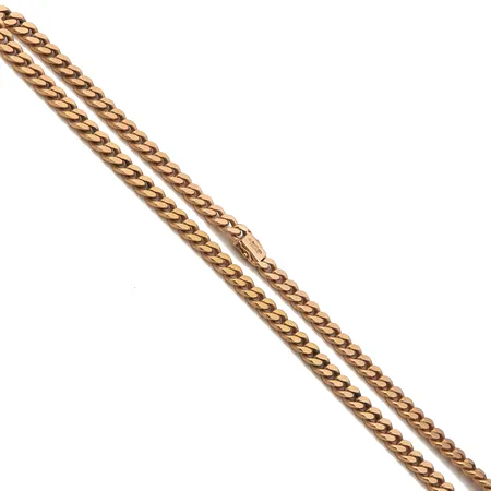 Panssarikaulaketju, pituus 56cm, leveys 8mm, Nimileima AO -Antero Ojala, 585, Paino: 114,9 g