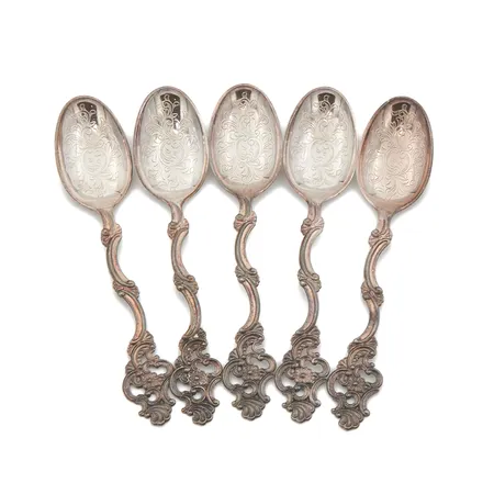 Viisi kahvilusikkaa, pituus , 830, Paino: 47,1 g