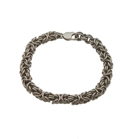 Kuningasranneketju, pituus 235mm, 925, Paino: 56,2 g