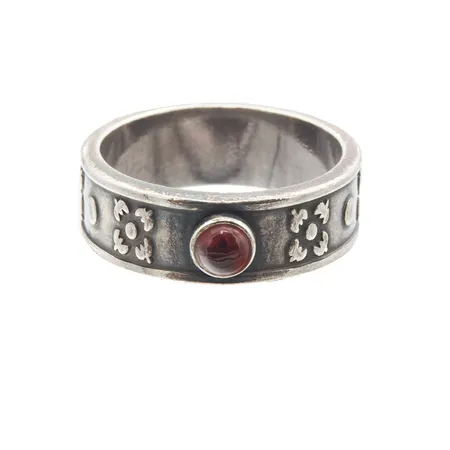 Sormus, Pyhä Birgitta, Kalevala Koru, koko 18, 925br, Paino: 6 g