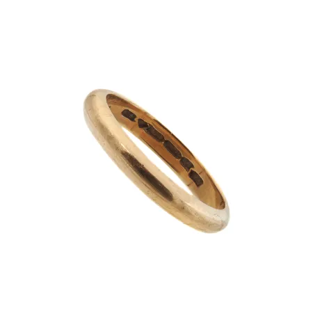 Sileä sormus, koko 19¼, kaiverrettu, 750,  Paino: 5,2 g