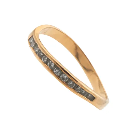 Timanttisormus 12xn.0.01ct, koko 17¼, 850, Paino: 1,7 g