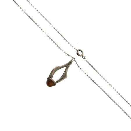 Kivikaulakoru, ketjun pituus 46cm, riipuksen korkeus 43mm, 813br, Paino: 5,4 g