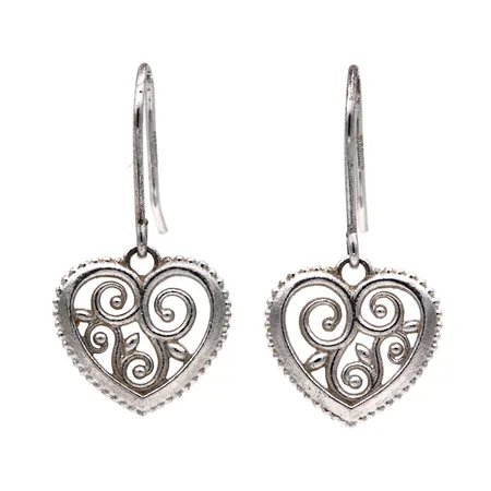 Korvakorut, Lumoava, Hertta, design Carina Blomqvist, korkeus 30mm, 925, Paino: 2,1 g