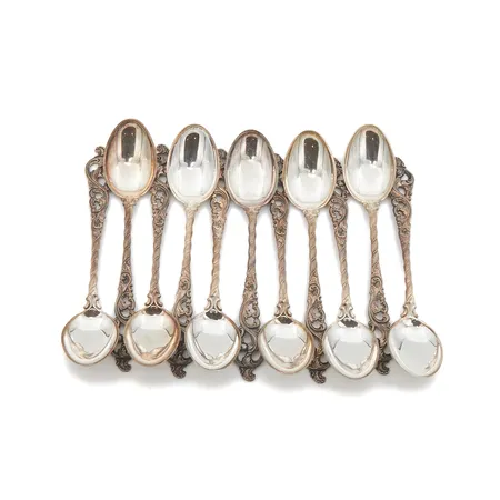 11 kahvilusikkaa, pituus 11,5cm, 830, Paino: 120,3 g