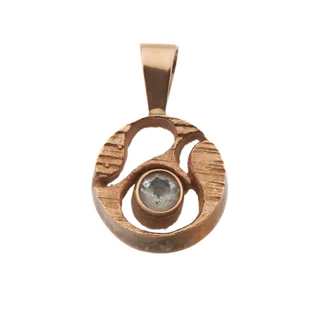 Kiviriipus, korkeus 15mm, design Karl Laine, 585br, Paino: 0,9 g