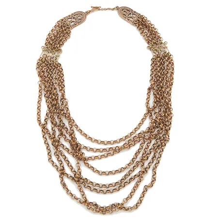 Kaulakoru, Kalevala, Hämäläinen juhlakääty, pituus 45cm, pronssia,