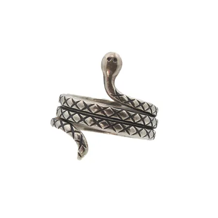 Sormus, käärmesormus, Kalevala, koko 18½, 925, Paino: 6 g