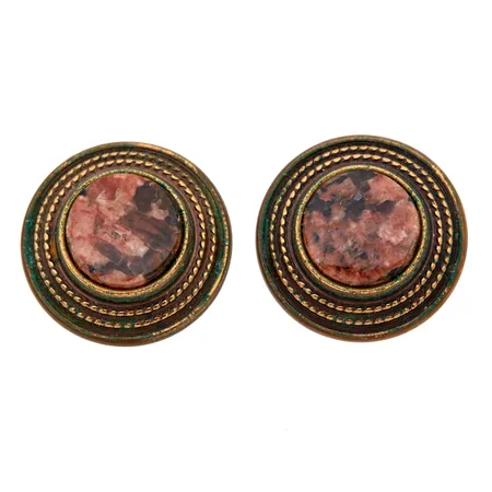 Kivikorvakorut, Kalevala, Ø18mm, pronssia, taustat 925,