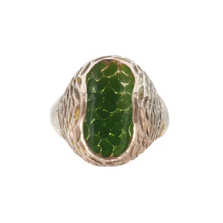 Sormus, koko 17, 925br, Paino: 7,2 g