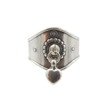 Sydänsormus Kalevala, koko 18¾, 925, Paino: 8,2 g