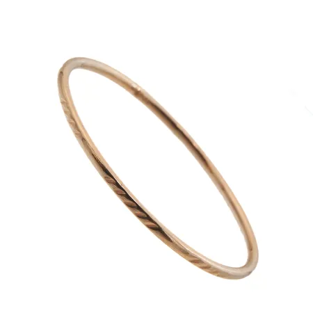 Kuvioitu sormus, koko 18, 585, Paino: 0,5 g