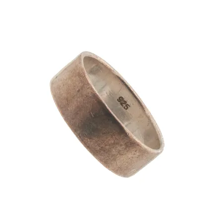 Sileä sormus, koko 17½, 925, Paino: 4,4 g