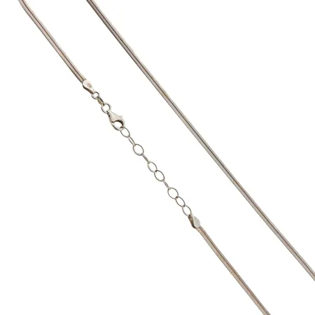 Kaulaketju, pituus 43-47,5cm, 925, Paino: 8,6 g