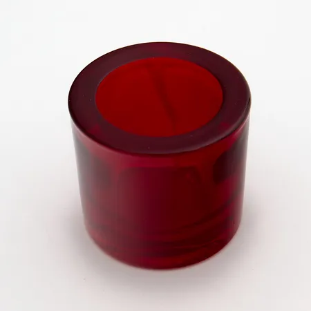 Tuikkulyhty, Kivi, Marimekko, punainen, korkeus 60mm.