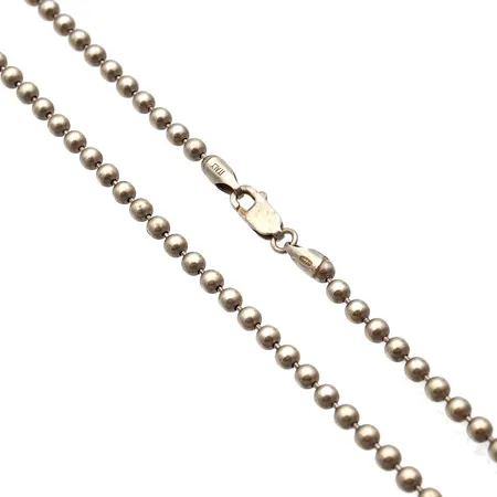 Kaulaketju, pituus ja leveys 51cm ja 3mm, 925,  Paino: 19,3 g