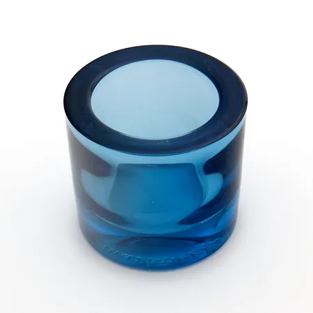 Tuikkulyhty, Kivi, Marimekko, vaalean sininen, korkeus 60mm.