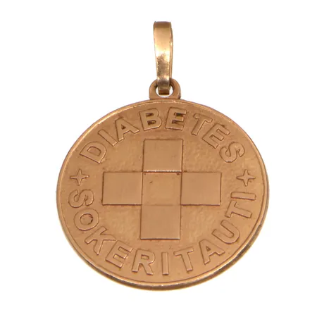 Diabetes-riipus, korkeus 25mm, 585,  Paino: 2,3 g