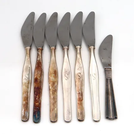 Pöytähopeaa, osa viallisia, 916br,  Paino: 304,1 g