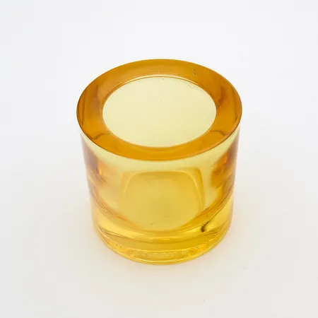 Tuikkulyhty, Kivi, Marimekko, keltainen, korkeus 60mm.