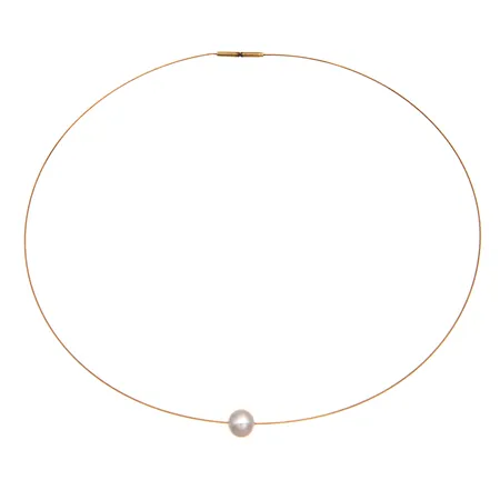 Helmikaulakoru, helmen Ø 7,5mm, 585br,  Paino: 2 g