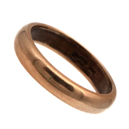 Sileä sormus, 17¼, 500 kulta,  Paino: 4,4 g