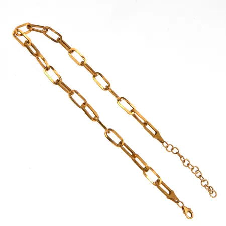 Nilkkaketju, pituus 265mm-310mm, lenkeissä painaumia, 875,  Paino: 6,9 g