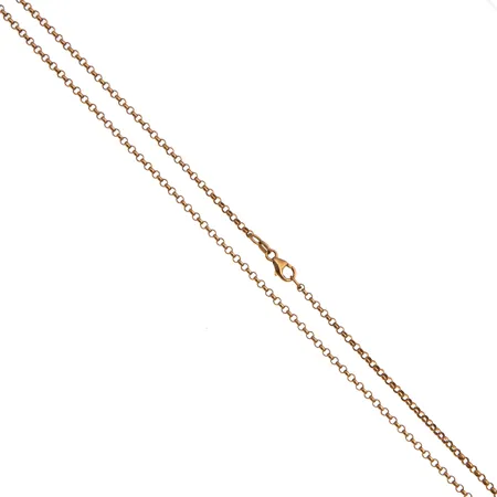 Papukaulaketju, pituus 47cm, 585,  Paino: 6,4 g