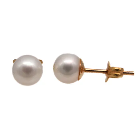 Helmikorvakorut, helmen Ø 5mm, 585br,  Paino: 0,9 g