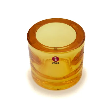 Tuikkulyhty, Kivi, Marimekko, keltainen, korkeus 60mm.