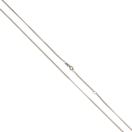 Panssarikaulaketju, pituus 48,5-51,5cm, 925,  Paino: 2,3 g