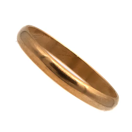 Sileä sormus, koko 20¾, 750, Paino: 2,6 g