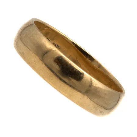 Sileä sormus, koko 17½, 585, Paino: 3,5 g