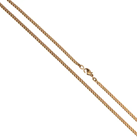 Panssarikaulaketju, lukko viallinen, pituus 47cm, 585, Paino: 13,6 g