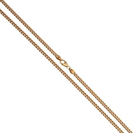 Panssarikaulaketju, pituus 51cm, leveys 4mm, 585, Paino: 19,6 g