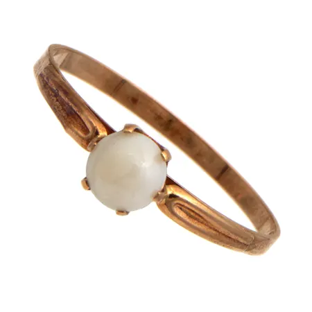 Helmisormus, koko 19, helmi viallinen , 585br, Paino: 1,1 g