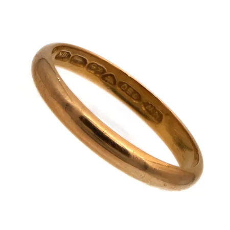 Sileä sormus, koko 18½, kaiverrettu, 750, Paino: 2,8 g