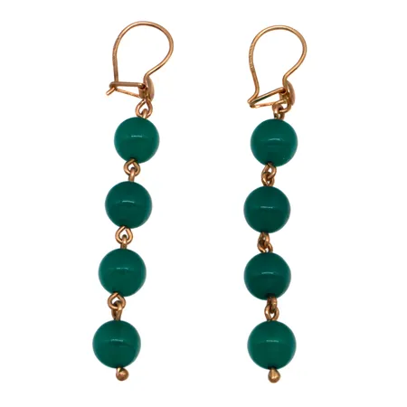 Kivikorvakorut, korkeus 53mm, 585br,  Paino: 3,4 g