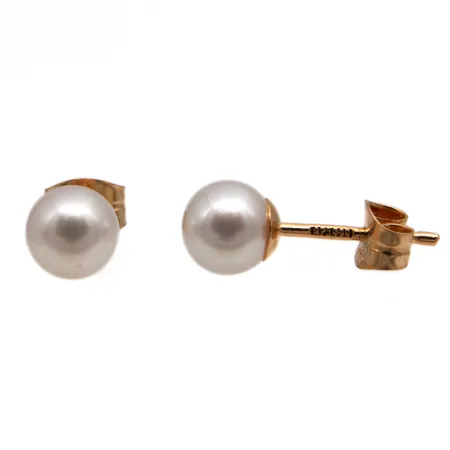 Helmikorvakorut, helmen Ø 5mm, 585br,  Paino: 0,8 g