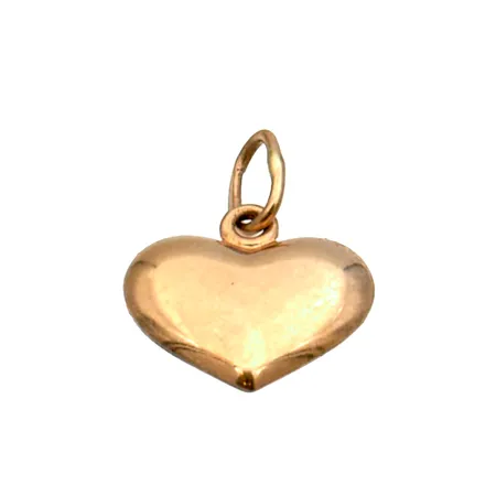 Sydän-riipus, korkeus 13mm, leveys 10mm, 585, Paino: 0,3 g