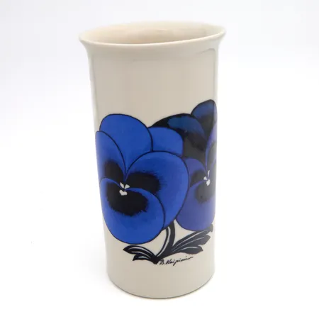 Maljakko, Arabia, Orvokki, Birger Kaipiainen, korkeus 180mm, 