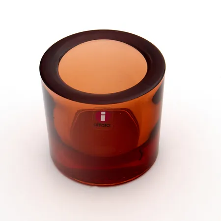 Tuikkulyhty, Kivi, Marimekko, pomeranssi, korkeus 60mm.